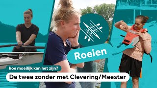 ROEIEN met WERELDKAMPIOENEN Clevering amp Meester  Hoe moeilijk kan het zijn  NOS Sport [upl. by Atwater504]