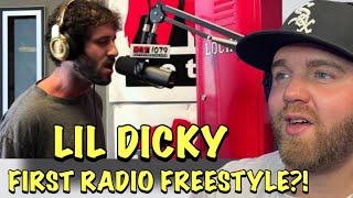 First Radio Freestyle Lil Dicky spazzed out  Lil Dicky Freestyle  The Hot Seat 🔥 [upl. by Fleece]