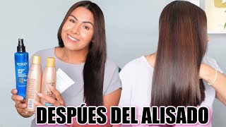 COMO CUIDO MI CABELLO DESPÚES DE UN ALISADO\KERATINA [upl. by Lida]