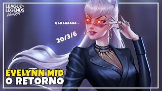 EVELYNN MID NA RANKED CONTRA VELHA COM ASMA  Wild Rift [upl. by Chase]