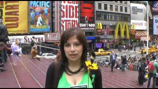 Antanas Mockus Times square NY [upl. by Enneyehc549]