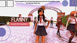 Flanny Love Simulator 2 big update DLYandere simulator fan game\\ [upl. by Lammond]