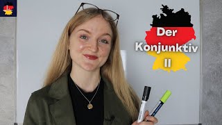 DER KONJUNKTIV II Deutsch für B2  Alle Formen amp Verwendung  DEUTSCH lernen mit Languaid [upl. by Omlesna]