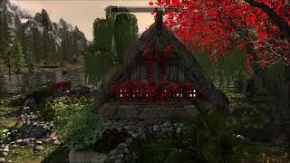 The Silent Lake Cottage  Skyrim Player Home [upl. by Aicilef833]