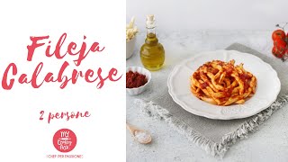 FILEJA CALABRESE CON NDUJA E SUGO ALLA CIPOLLA ROSSA per 2 persone  Chef Sonia Peronaci [upl. by Leffert]