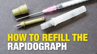 How to Refill the Rotring Rapidograph [upl. by Huxley]