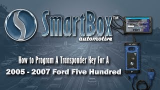 How to Program a Transponder Key to a 2005  2007 Ford Five Hundred [upl. by Subak]