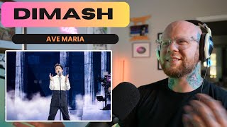 DIMASH  Ave Maria New Wave 2021 FIRST TIME Reaction [upl. by Admama]