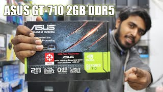 Unboxing amp Review ASUS Gt 710 2GB DDR5 Graphics Card  ASUS 710  Nvidia Geforce GT710 VGA Card GPU [upl. by Suollecram592]