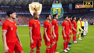 Trending🔥 Timnas Indonesia vs Argentina  FIFA Friendly Matchday  FL25 Realface Callname  PES 2021 [upl. by Ribaudo655]