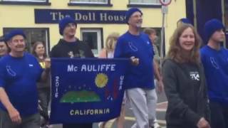 2016 McAuliffe Clan gathering parade [upl. by Lyssa]