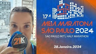 17Âª MEIA MARATONA DE SÃƒO PAULO 2024  21KM  28 DE JANEIRO  ITAQUERA  MEIA MARATONA [upl. by Emearg]