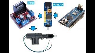 Arduino Nano  расширитель пинов  управление двигателем актуатора [upl. by Aniakudo]