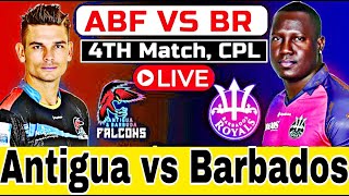 CPL LIVE  Antigua vs Barbados Live  ABF VS BR Commentary  CPL 2024 Live  Cricket live match [upl. by Eliezer]