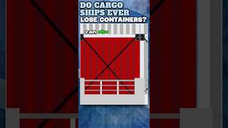 Do Cargo Ships Ever Lose Containers containership ship vessels [upl. by Cyprio]