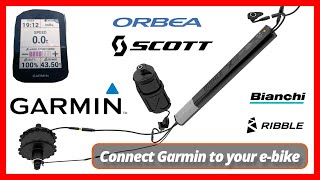 Connect any Garmin edge computers to your ebike [upl. by Akienahs454]