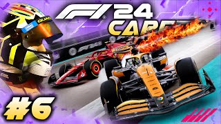 F1 24 CAREER MODE Part 6 My Engines ON FIRE amp Another RIVAL Team Wants ME [upl. by Staffard]