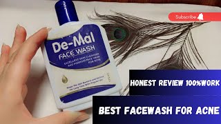 DeMal facewash  Honest review  price and how to use it [upl. by Ardeid]