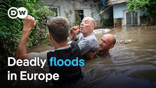 Central Europe in grips of worst flooding in decades  DW News [upl. by Kalbli664]