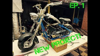 Building a Custom Hardtail Mini Bike Build Ep1 [upl. by Ellennoj]