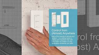 Lutron Caseta Smart Lighting Switch for All Bulb Types or Fans Neutral Wire Required PD 6ANS LA L [upl. by Onivag]