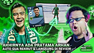 WOW GUA COBA DAPATKAN PRATAMA ARHAN DI PES 2021 MOBILE PEMAIN INDONESIA ADA DI PES MOBILE [upl. by Attej730]