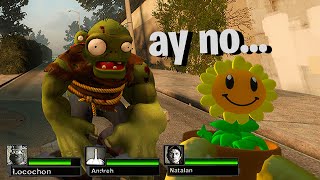 LEFT 4 DEAD 2 con MODS de PLANTAS vs ZOMBIES [upl. by Eirok940]