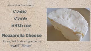 Mozzarella Cheese Using Powder Milk Products [upl. by Hedvah]