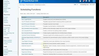 Copying A Master Schedule in PowerScheduler [upl. by Lat]