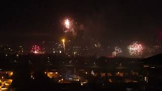 Feuerwerk über Kaufbeuren So war der Jahreswechsel an Silvester 20232024 [upl. by Nylirak]