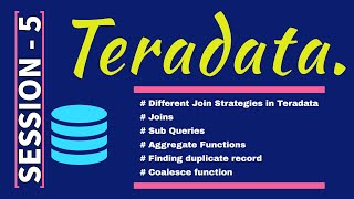 Teradata Tutorial for beginners  Teradata complete training  Teradata interview questions answers [upl. by Nidla]