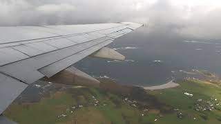 SAS Boeing 737700 NG Take Off Window View [upl. by Tnahsin]