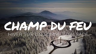 Le Champ du Feu en hiver  Alsace Drone DJI Mavic [upl. by Malvino]