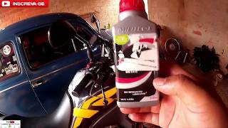 Finalmente colocamos o MILITEC 1 na moto XRE 300 Adventure [upl. by Ahsikit]