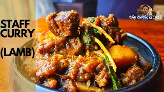 Staff curry recipe [upl. by Norahc]