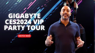 Gigabyte CES 2024 VIP Party Tour [upl. by Swor]