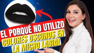 Porque no utilizar colores oscuros en la micro labial [upl. by Eico]