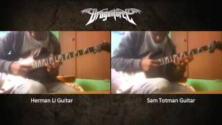 DragonForce  Fury Of The Storm Guitar Solo Cover [upl. by Nepets]