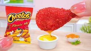 Best Of Food Recipe 🤗 How To Make Delicious Miniature Cheetos Fried Chicken  By Tina Mini Cooking [upl. by Leizahaj490]