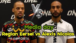 สัมภาษณ์ก่อนชกคู่เอก Regian Eersel vs Alexis Nicolas [upl. by Joana]