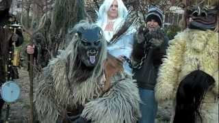 The Krampus at Krampuslauf Philadelphia [upl. by Ahsiuqat]