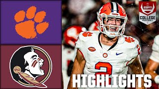 Clemson Tigers vs Florida State Seminoles  Full Game Highlights  ESPN College Football [upl. by Anilesor372]