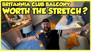 Is a Britannia Club Balcony on Cunard Queen Anne worth the money Stateroom 7074 tour [upl. by Asenej]