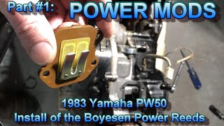 PW50 Power Mod Install of Boyesen Power Reeds [upl. by Saltsman647]