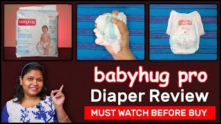 Babyhug Pro Bubble Care Premium Pants Review  Babyhug Diaper Review [upl. by Vil]