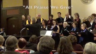 quotAll Praise We Givequot at Montclair Interfaith Choir Festival 1222017 [upl. by Esorbma]