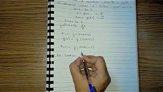 Fixed Point Iteration Method Solved example  Numerical Analysis [upl. by Adnwahsal355]