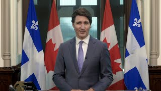 Prime Minister Trudeaus message on la Fête nationale du Québec and SaintJeanBaptiste Day [upl. by Fusco]