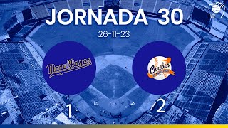 JORNADA 30 RESUMEN  Navegantes del Magallanes 1 Caribes de Anzoátegui 2 2324 261123 [upl. by Retswerb]