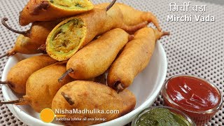 Mirchi Vada Recipe  Rajasthani Mirchi Vada  Mirchi Vada Bajji  Mirchi Bhajji [upl. by Gilberta710]